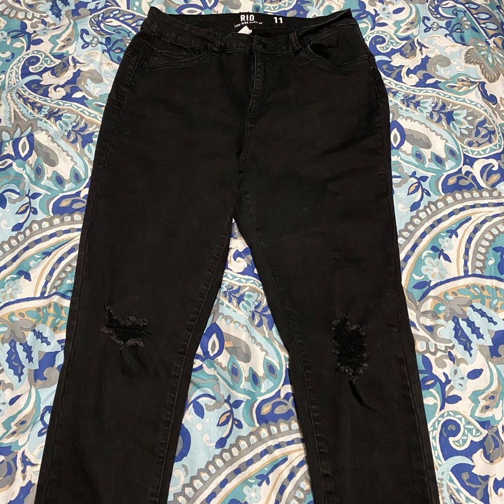 Street wear society low rise jeans